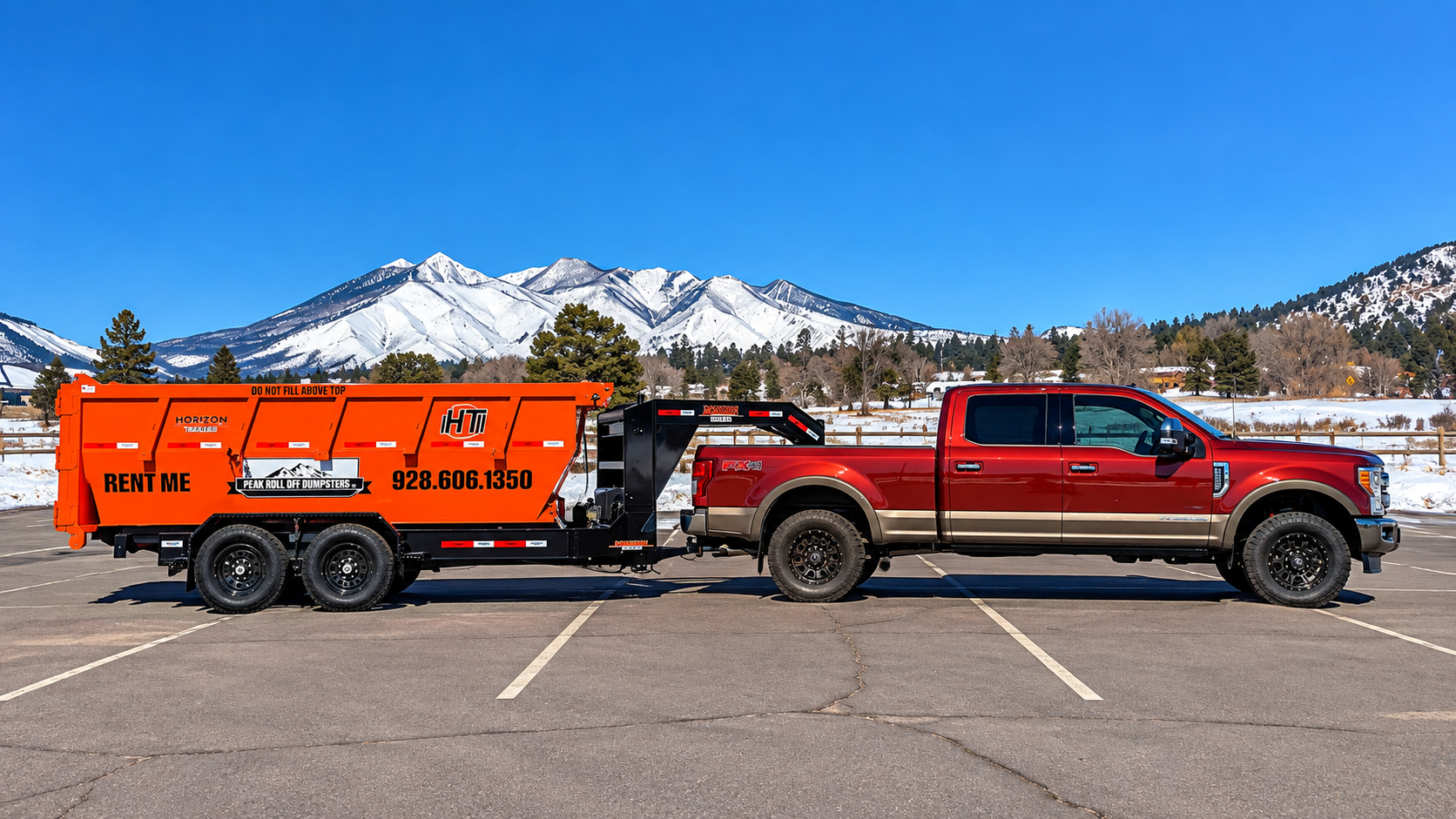 Peak dumpster rental services in Flagstaff